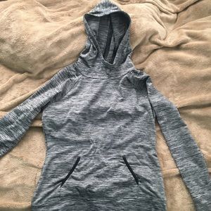 Athletic dry fit marble grey hoodie